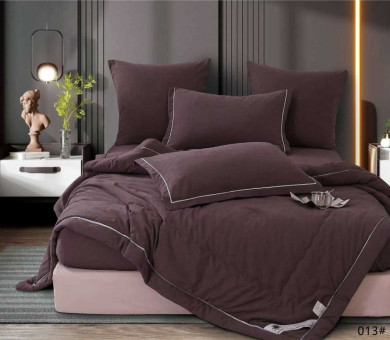 Одеяло Boris E-Shine Бархат Сатин с простыней на резинке по кругу и наволочками ODBORSH13 Одеяло Boris E-Shine Бархат Сатин с простыней на резинке по кругу и наволочками ODBORSH13